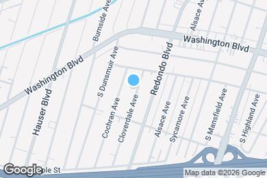 Map image of the property - 2135 S Cloverdale Ave