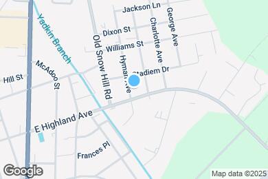 Map image of the property - 1403 Hyman Ave