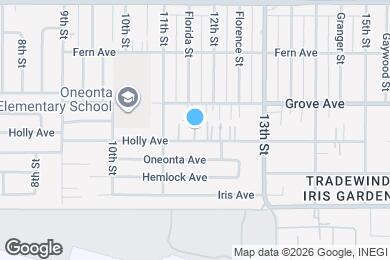 Map image of the property - 1166 Holly Ave