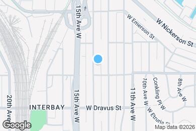 Map image of the property - 3416 14th Ave W