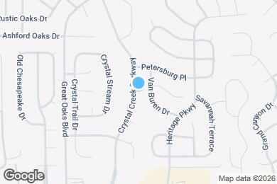 Map image of the property - 1118 Crystal Creek Pkwy
