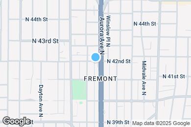 Map image of the property - 815 N 42nd St