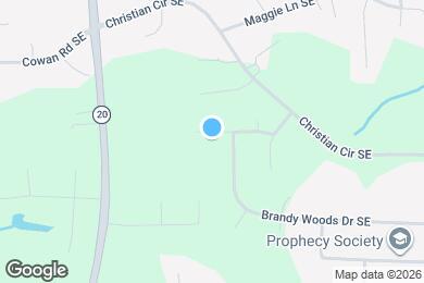 Map image of the property - 1231 Great Oaks Dr SE