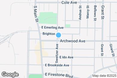 Map image of the property - 67 E Archwood Ave