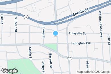 Map image of the property - 206 Columbus Ave