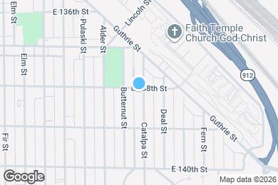Map image of the property - 3802 Catalpa St