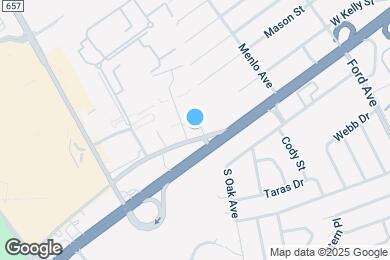 Map image of the property - The Crossings at Menlo Park