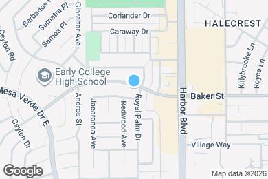 Map image of the property - 1581 Baker St