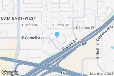 Map image of the property - 12521 E Cornell Cir