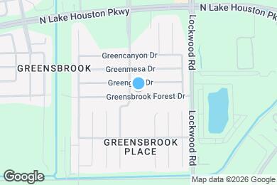 Map image of the property - 12411 Greensbrook Forest Dr