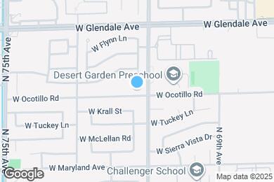 Map image of the property - 7114 W Ocotillo Rd
