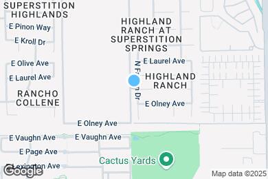 Map image of the property - 482 N Falcon Dr