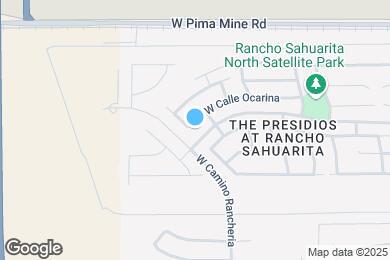 Map image of the property - 883 W Calle Ocarina