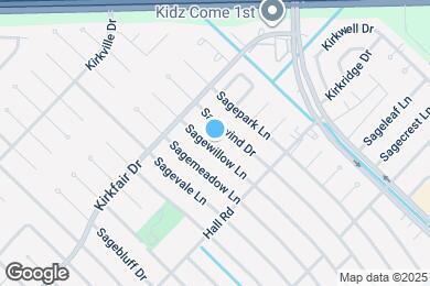 Map image of the property - 10631 Sagewillow Ln