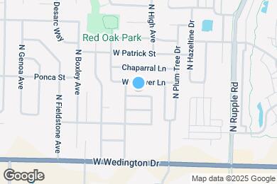 Map image of the property - 4380 W Thrasher Dr