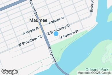 Map image of the property - 123 E Harrison St