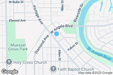 Map image of the property - 1234 Portage Ave