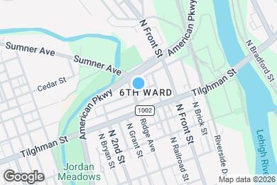 Map image of the property - 723 Ridge Ave