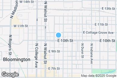 Map image of the property - 211 E 10th St
