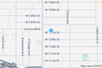 Map image of the property - 3920 W 108th St