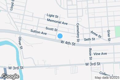 Map image of the property - 1460 W 4th St