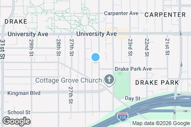 Map image of the property - 1108 25th St