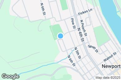 Map image of the property - 319 N 6th St