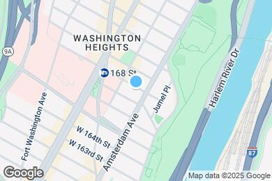 Map image of the property - 504 W 168th St