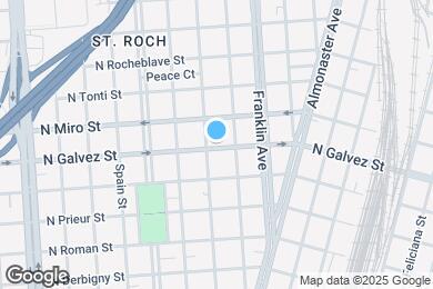 Map image of the property - 2515 N Galvez St