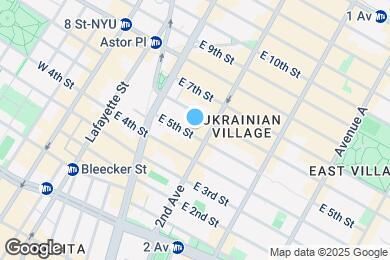 Map image of the property - 237 East Fifth Street