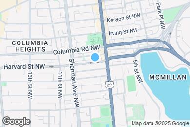 Map image of the property - 700 Harvard St NW