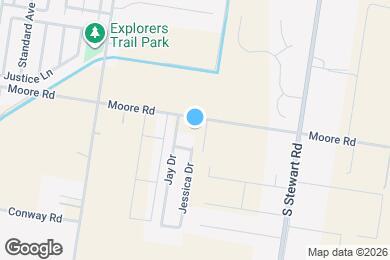 Map image of the property - 313 E Moore Rd