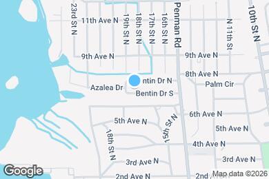 Map image of the property - 1627 Bentin Dr S