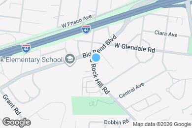Map image of the property - 1020 S Rock Hill Rd