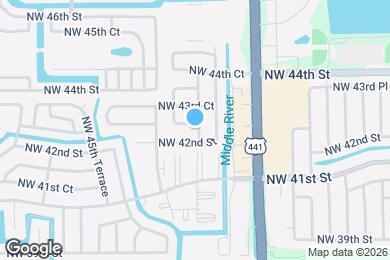 Map image of the property - 4210 NW 43rd St