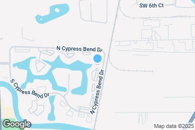 Map image of the property - 2104 S Cypress Bend Dr