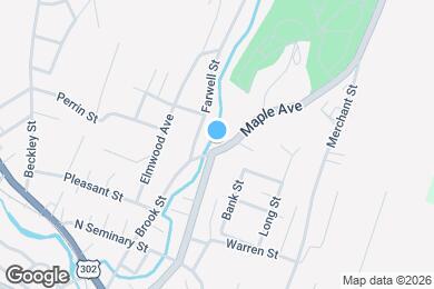 Map image of the property - 92 Maple Ave