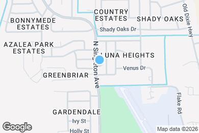 Map image of the property - 925 N Singleton Ave