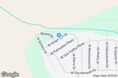 Map image of the property - 2913 W Kings Cyn Dr