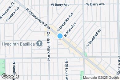 Map image of the property - 2896 N Milwaukee Ave