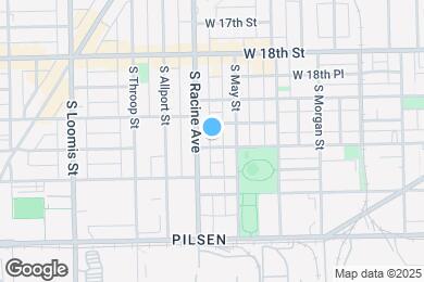 Map image of the property - 1166 W Cullerton St