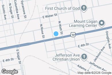 Map image of the property - 611 E Main St