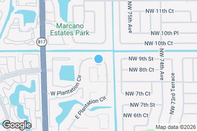 Map image of the property - 820 NW 76th Terrace
