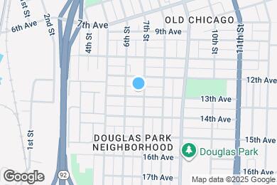Map image of the property - 619 13th Ave