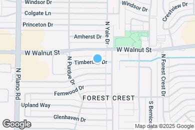 Map image of the property - 4014 Timberline Dr