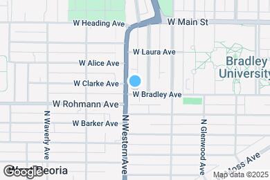 Map image of the property - 1815 W Bradley Ave