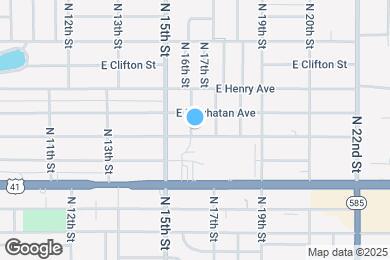 Map image of the property - 5601 N 16th St