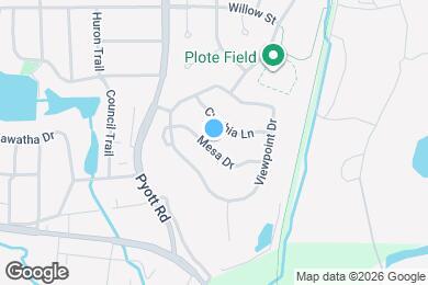 Map image of the property - 953 Mesa Dr