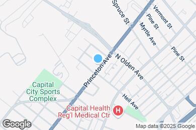 Map image of the property - 1419 Princeton Ave