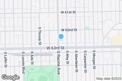 Map image of the property - 6233 S Racine Ave